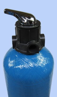 1252 Multi Media Crushed Plate Glass with Manual Valve